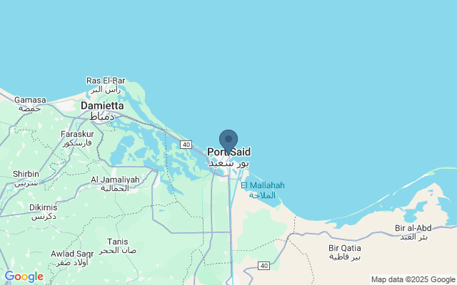 Kaart met locatie Port Said Military Museum